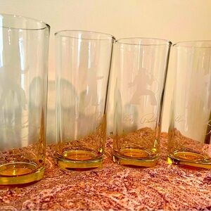Elegant Clear Highball Glass Set Elvis Collection